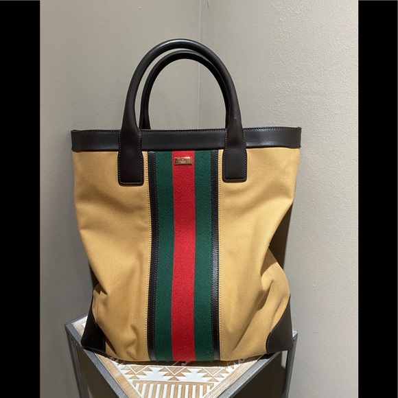 Gucci tote bag with dust bag - Picture 2 of 11